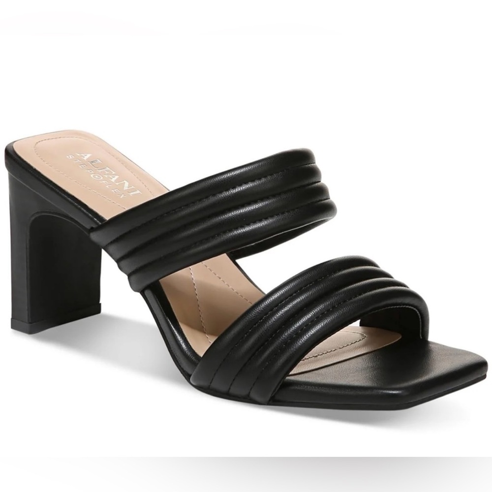NWOT Alfani Leather Block Heel Size 8.5M